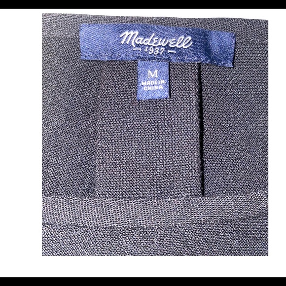 Madewell black dress with zipper pockets. - Picture 5 of 5